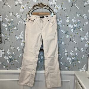 Eddie Bauer Cream Corduroy Bootcut Pants - Size 10